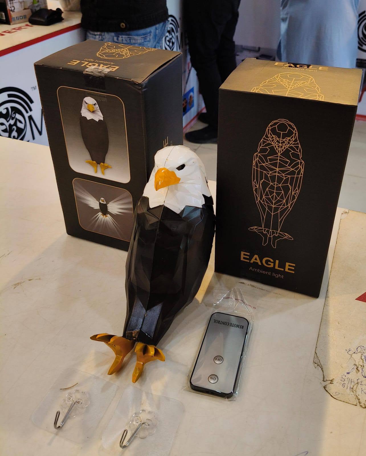 3D Eagle Wall Light – Stunning Wing Shadow Projector