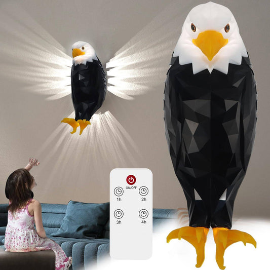 3D Eagle Wall Light – Stunning Wing Shadow Projector