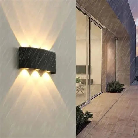 Modern LED Up & Down Wall Light – Waterproof Outdoor & Indoor Wall Lamp