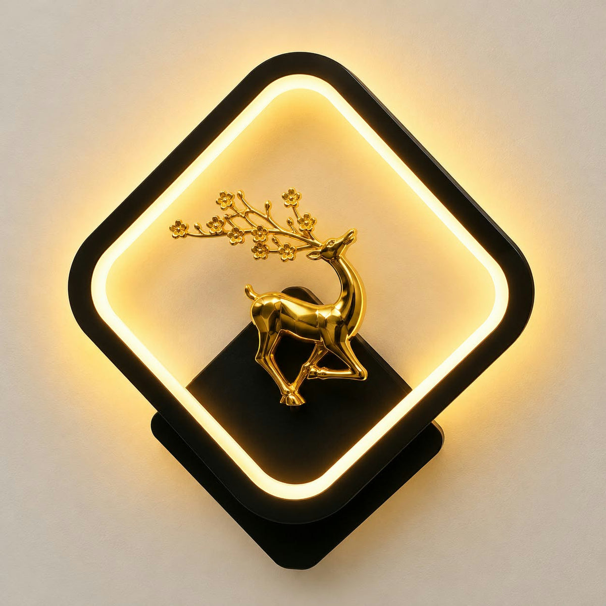Premium Deer Wall Light – Pack of 2 | 3 Light Modes
